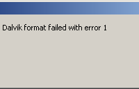 Conversion to Dalvik format failed with error 1